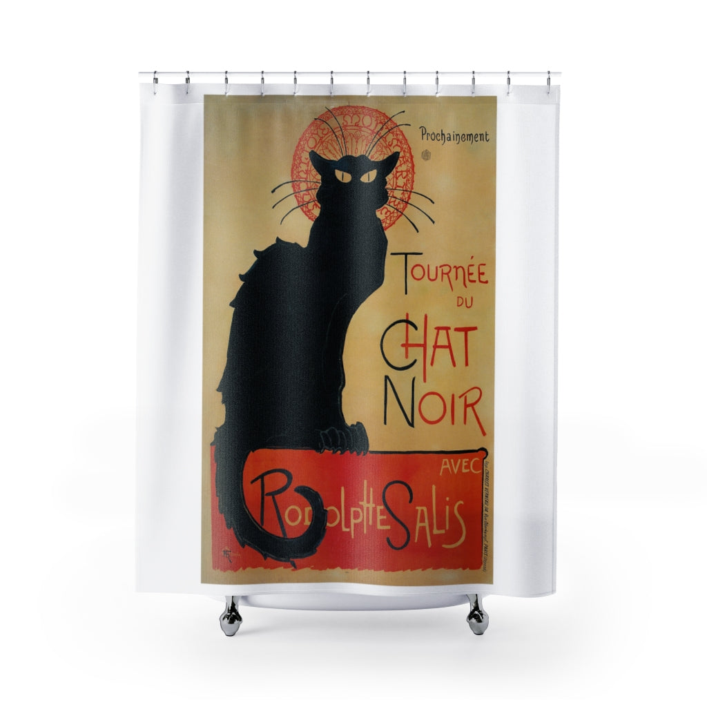 Chat Noir Shower Curtains