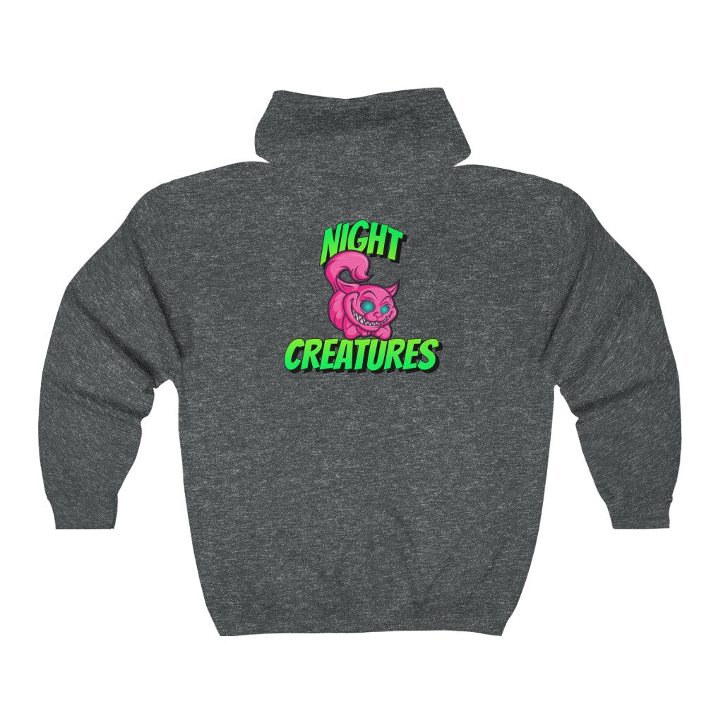 Night Creatures Unisex Heavy Blend™ Full Zip Hooded Sweatshirt