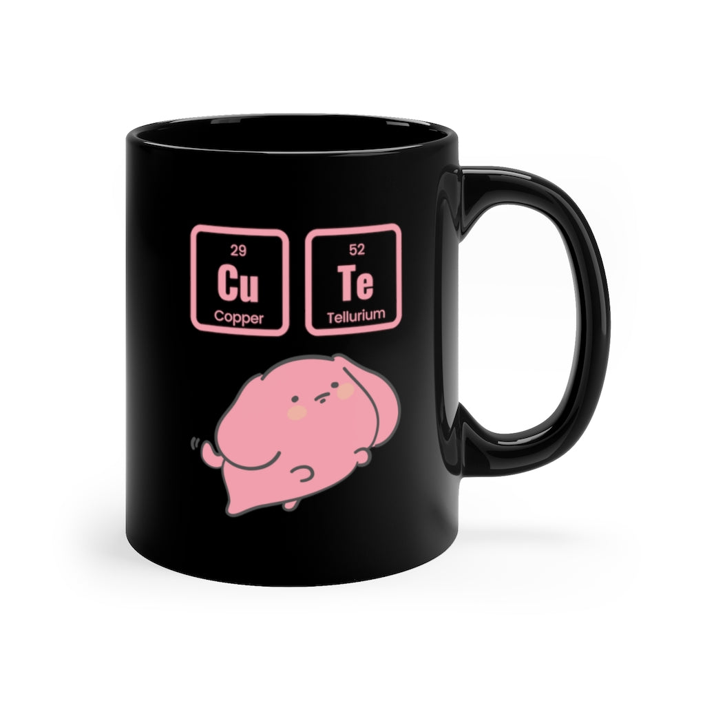 Cute 11oz Black Mug