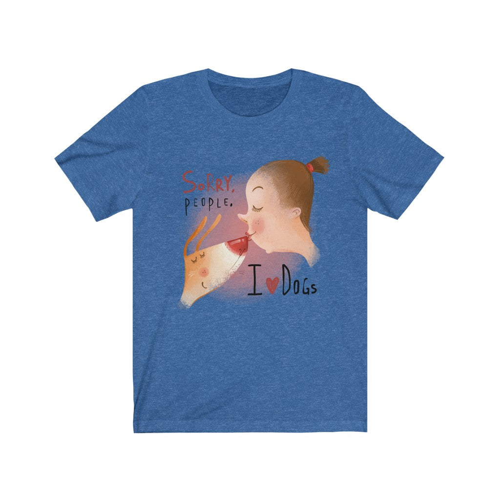 I Love Dogs Unisex Jersey Short Sleeve Tee