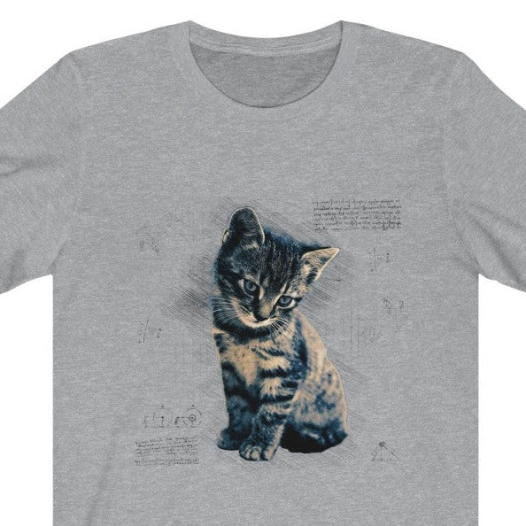 Retro Kitten Unisex Jersey Short Sleeve Tee