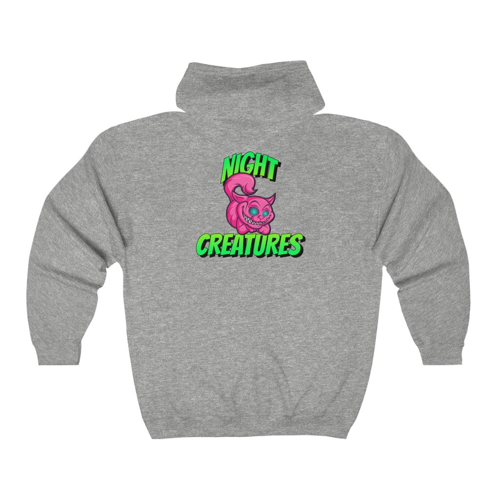 Night Creatures Unisex Heavy Blend™ Full Zip Hooded Sweatshirt