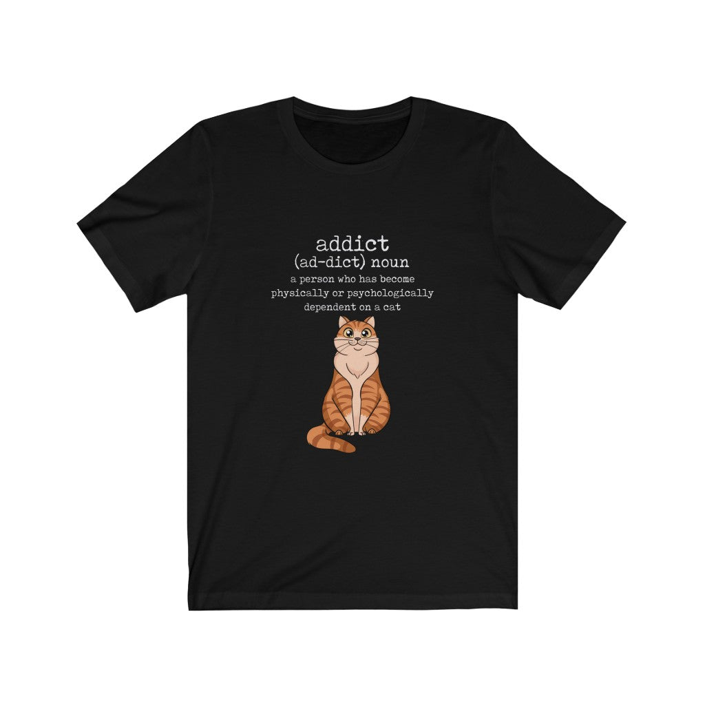 Cat Addict Unisex Jersey Short Sleeve Tee