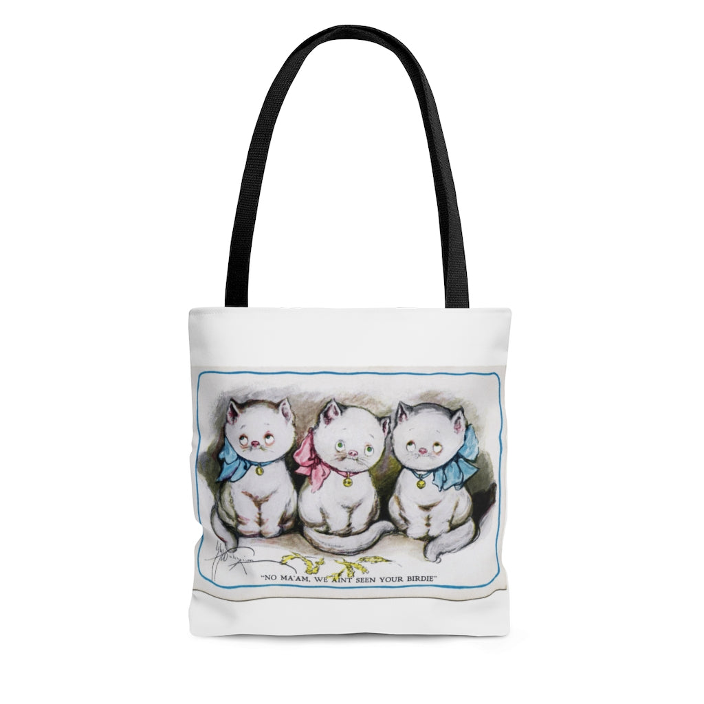 3 Cats AOP Tote Bag