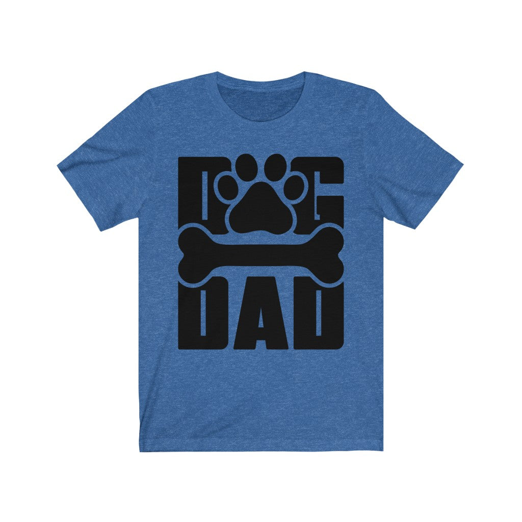 Dog Dad Unisex Jersey Short Sleeve Tee