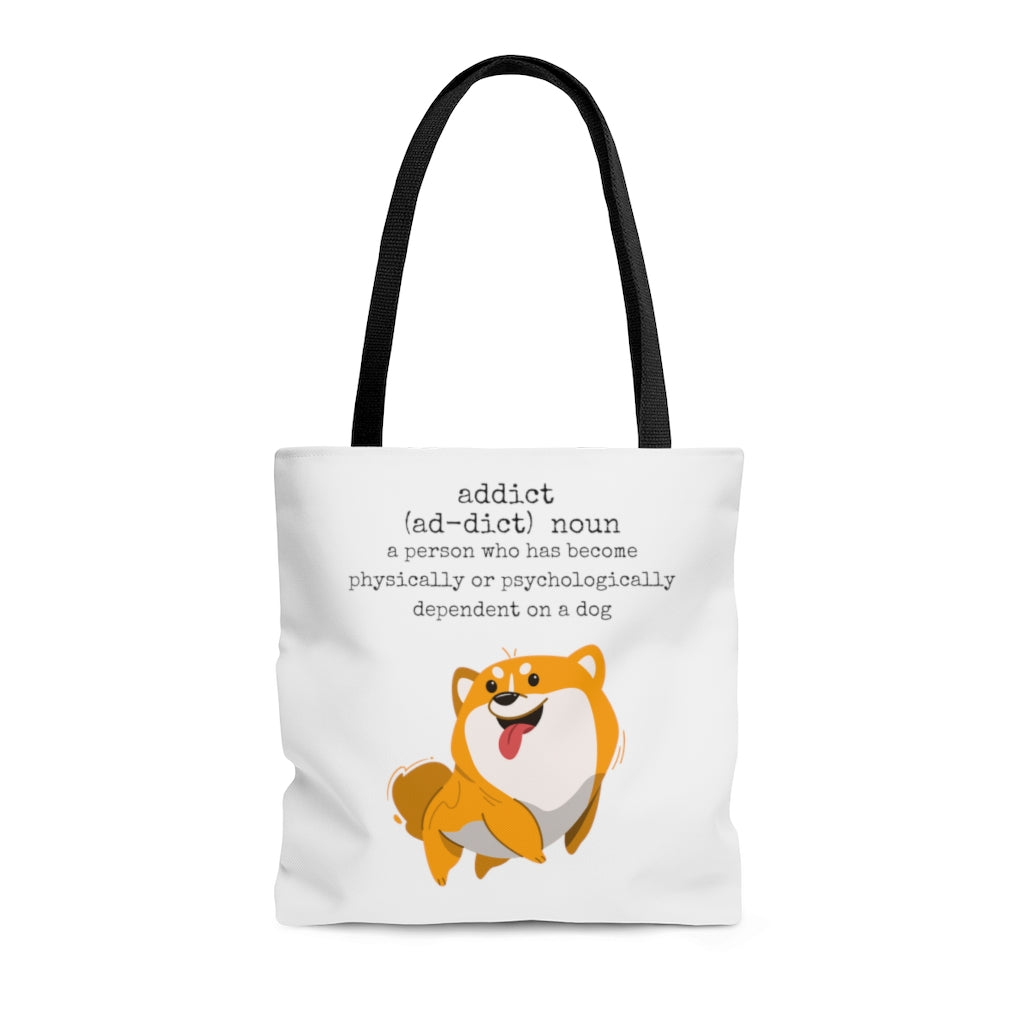 Dog Addict AOP Tote Bag