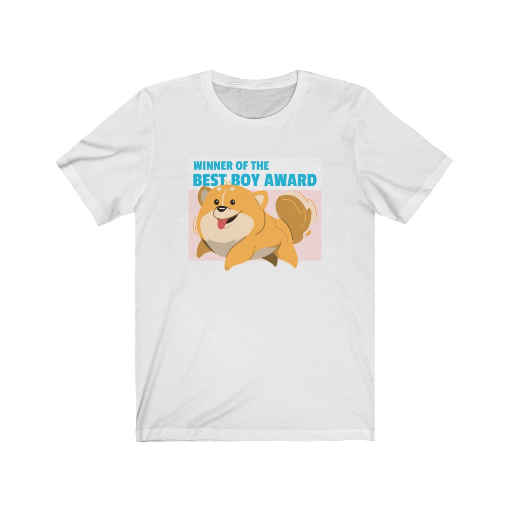 Winner Of The Best Boy Award Unisex Jersey Short Sleeve Tee