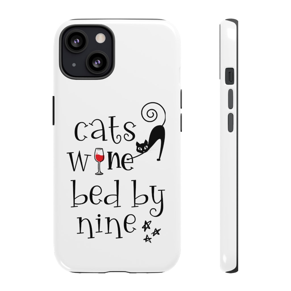 Cats Wine Bed By Nine Tough Case