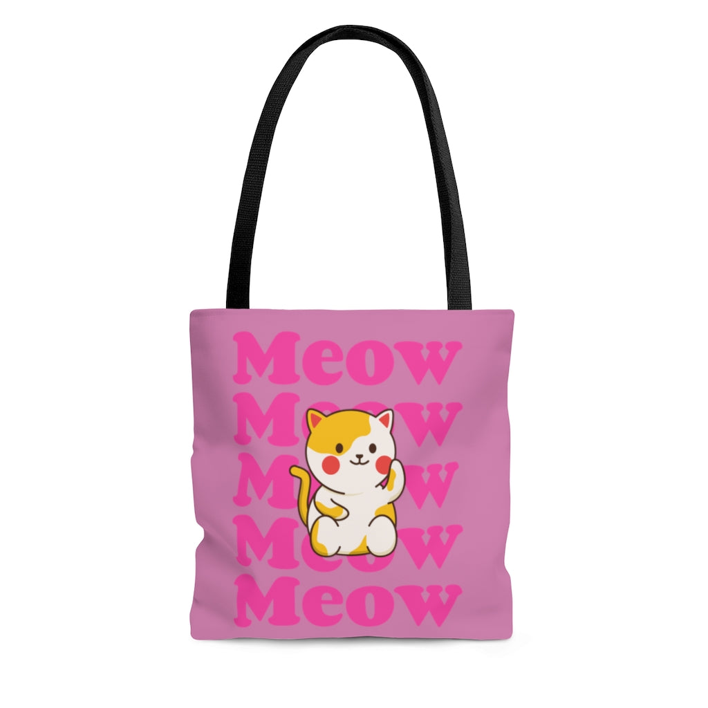 Meow Meow AOP Tote Bag