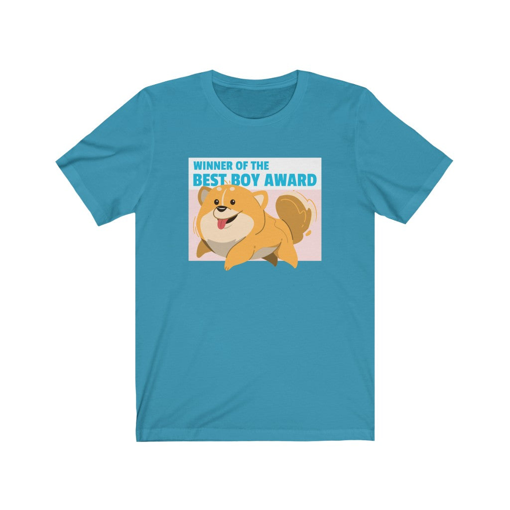 Winner Of The Best Boy Award Unisex Jersey Short Sleeve Tee