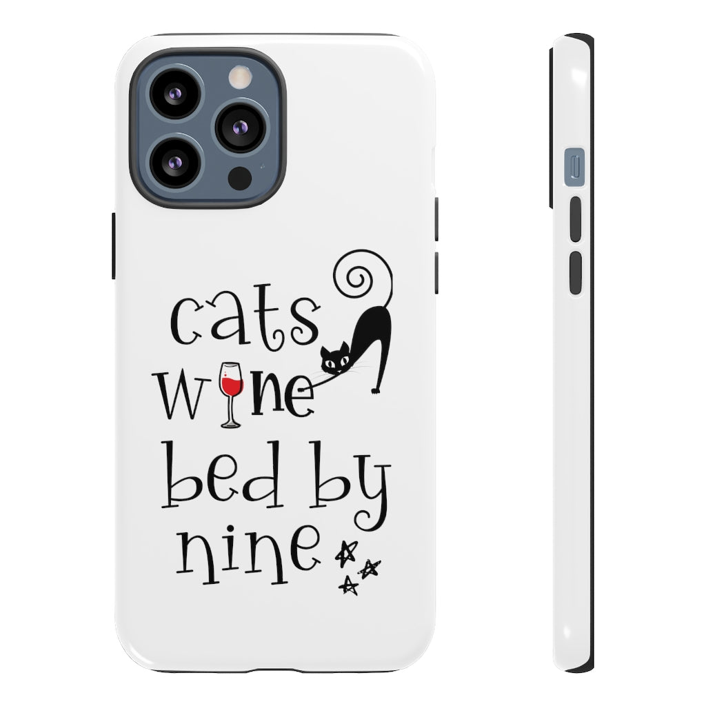 Cats Wine Bed By Nine Tough Case