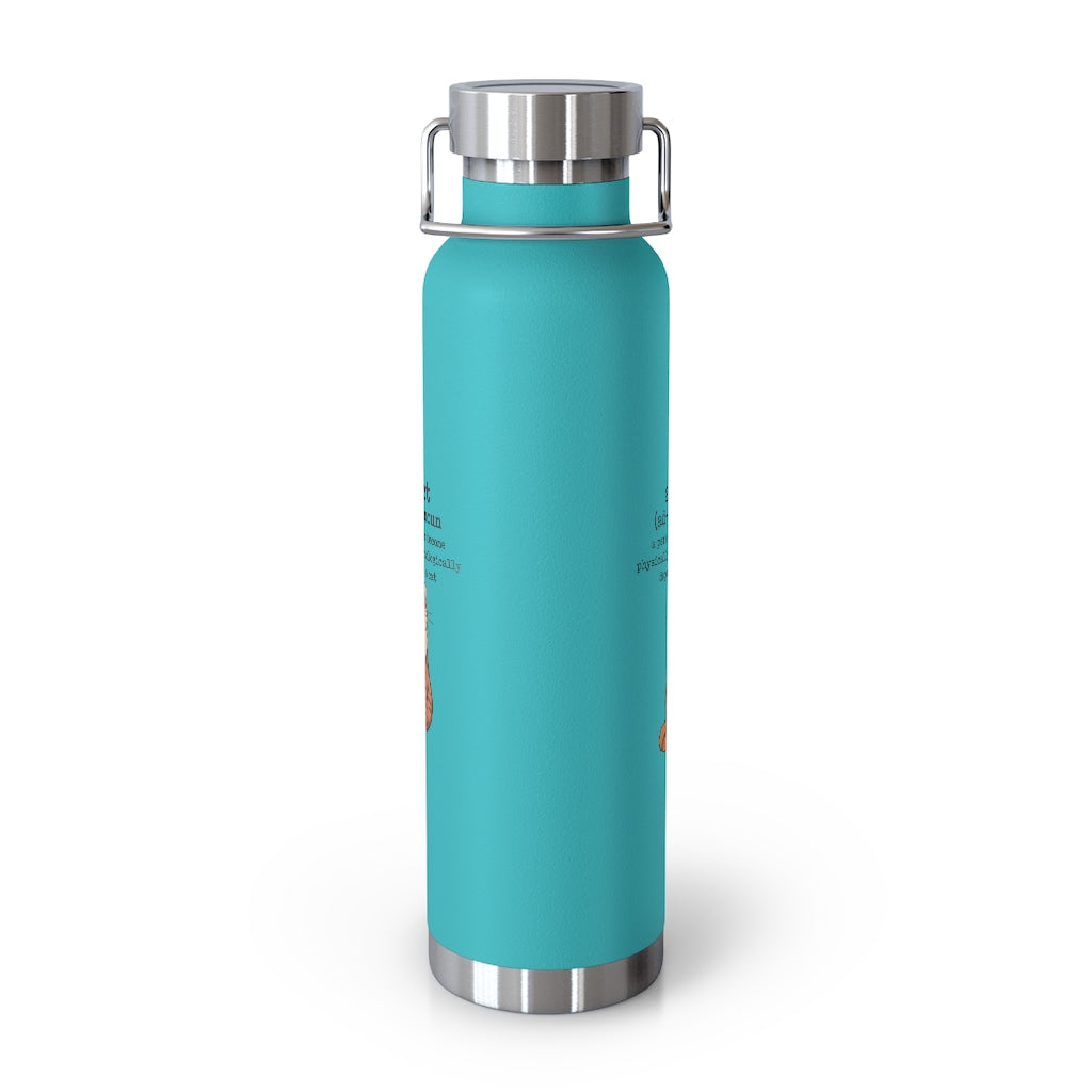 Cat Addict 22oz Vacuum Insulated Bottle