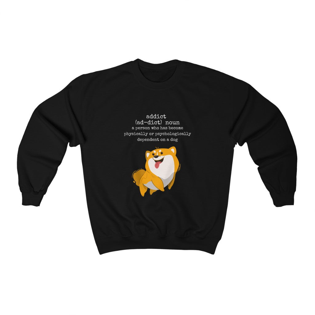 Dog Addict Unisex Heavy Blend™ Crewneck Sweatshirt