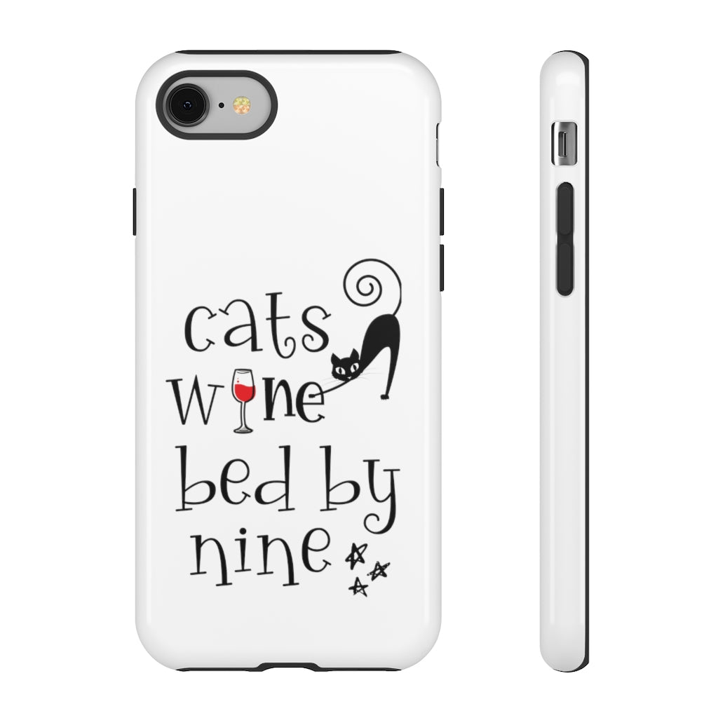 Cats Wine Bed By Nine Tough Case