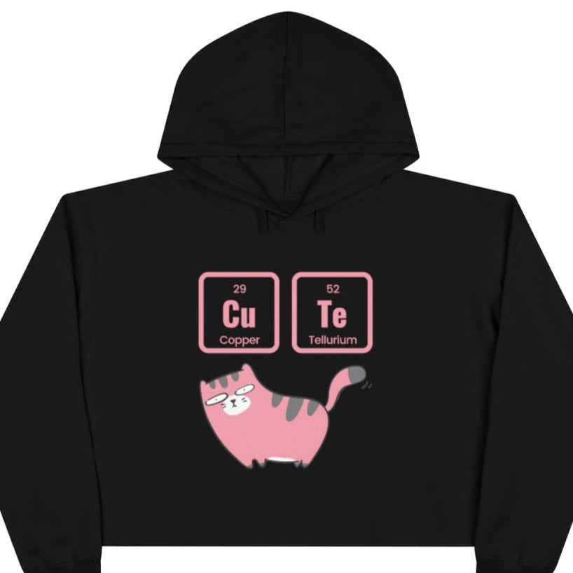 Cute Cat Crop Hoodie