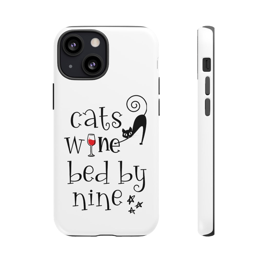 Cats Wine Bed By Nine Tough Case