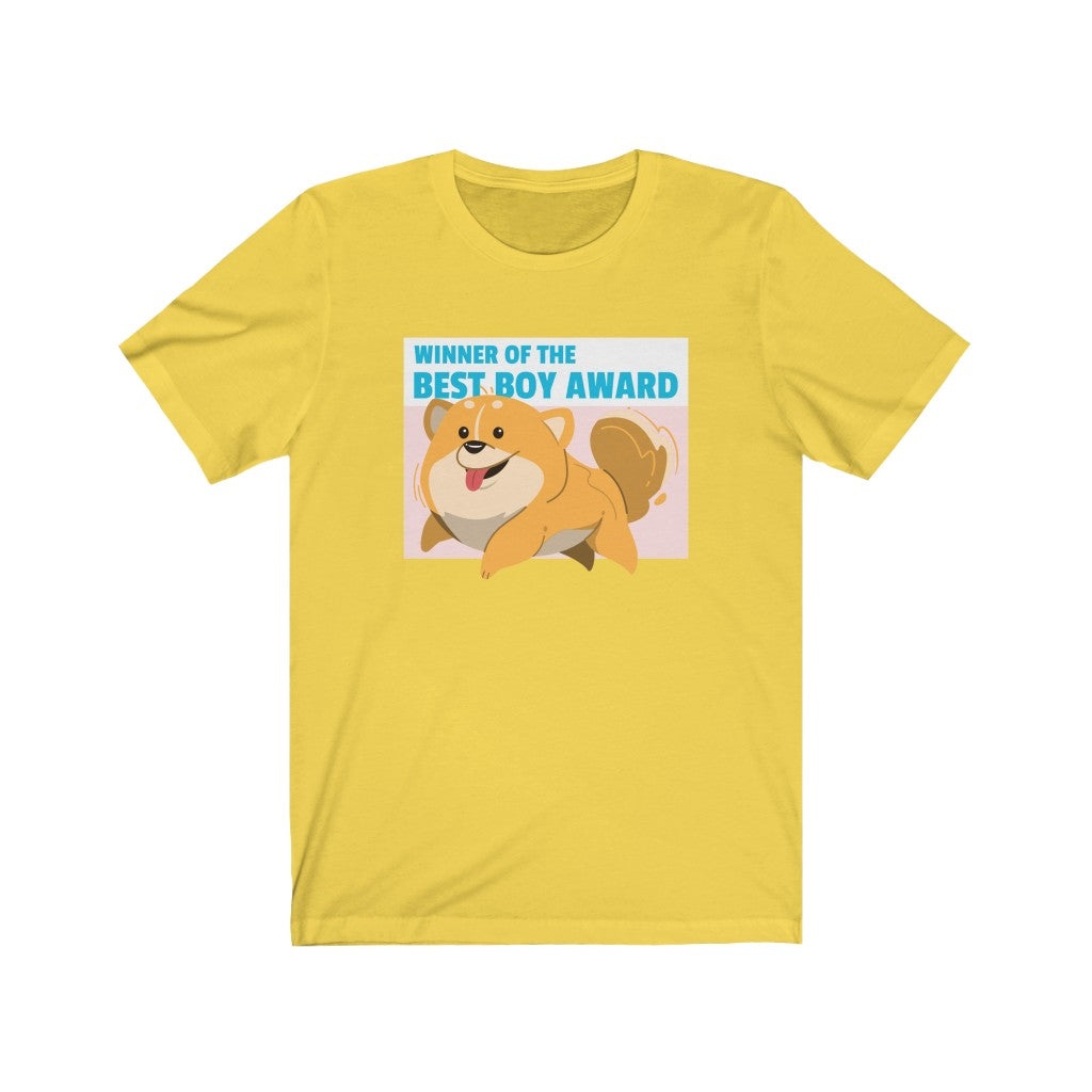 Winner Of The Best Boy Award Unisex Jersey Short Sleeve Tee