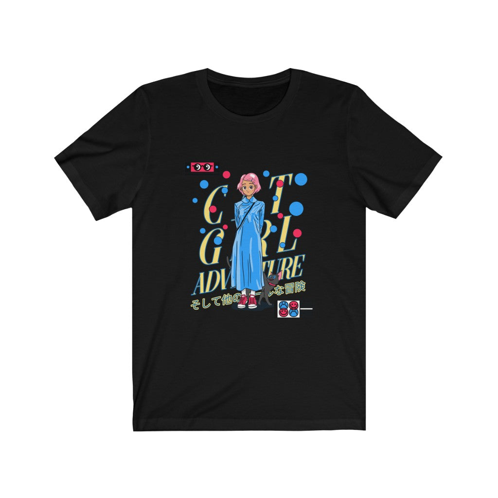 Cat Girl Unisex Jersey Short Sleeve Tee