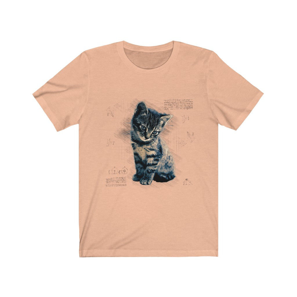 Retro Kitten Unisex Jersey Short Sleeve Tee