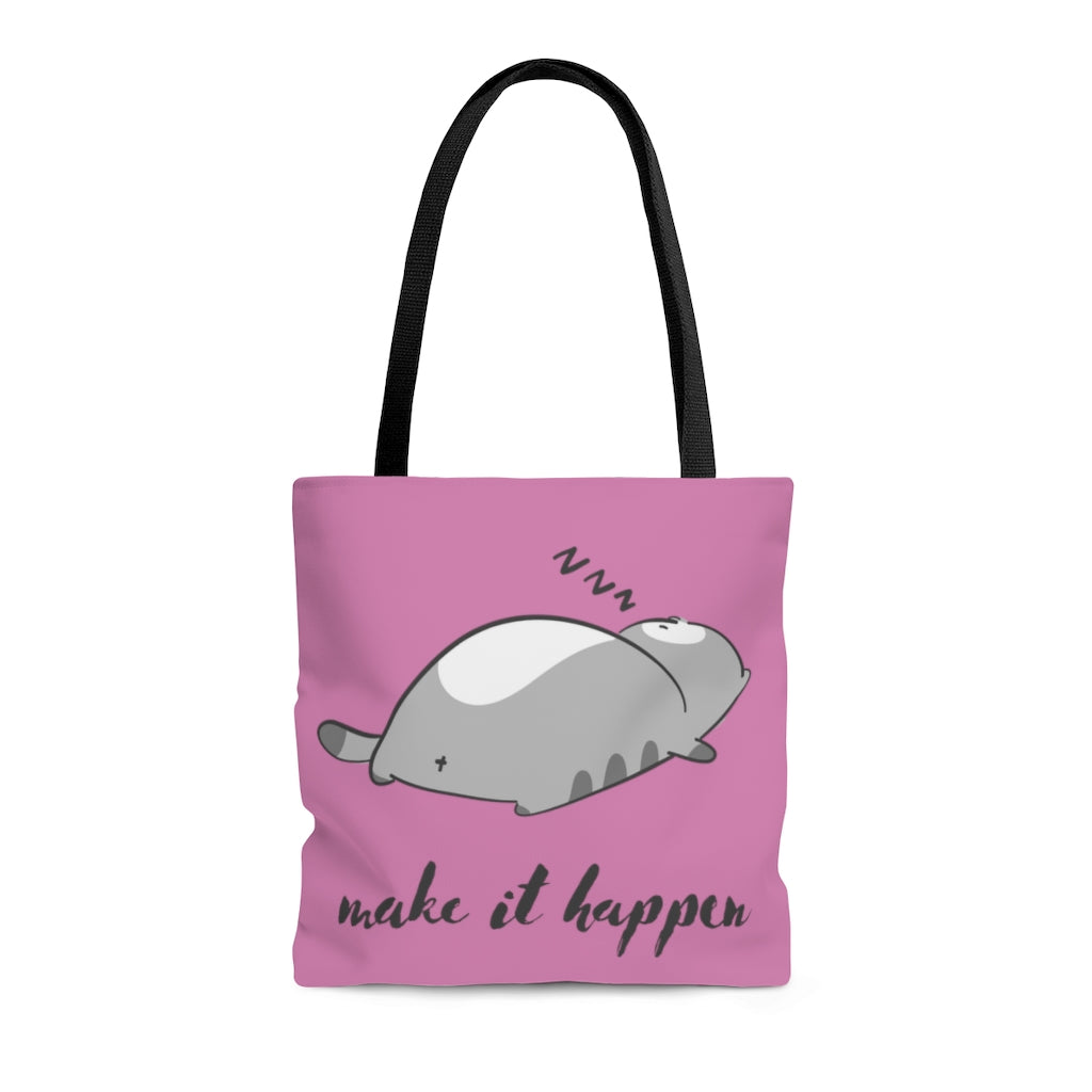 Make It Happen AOP Tote Bag