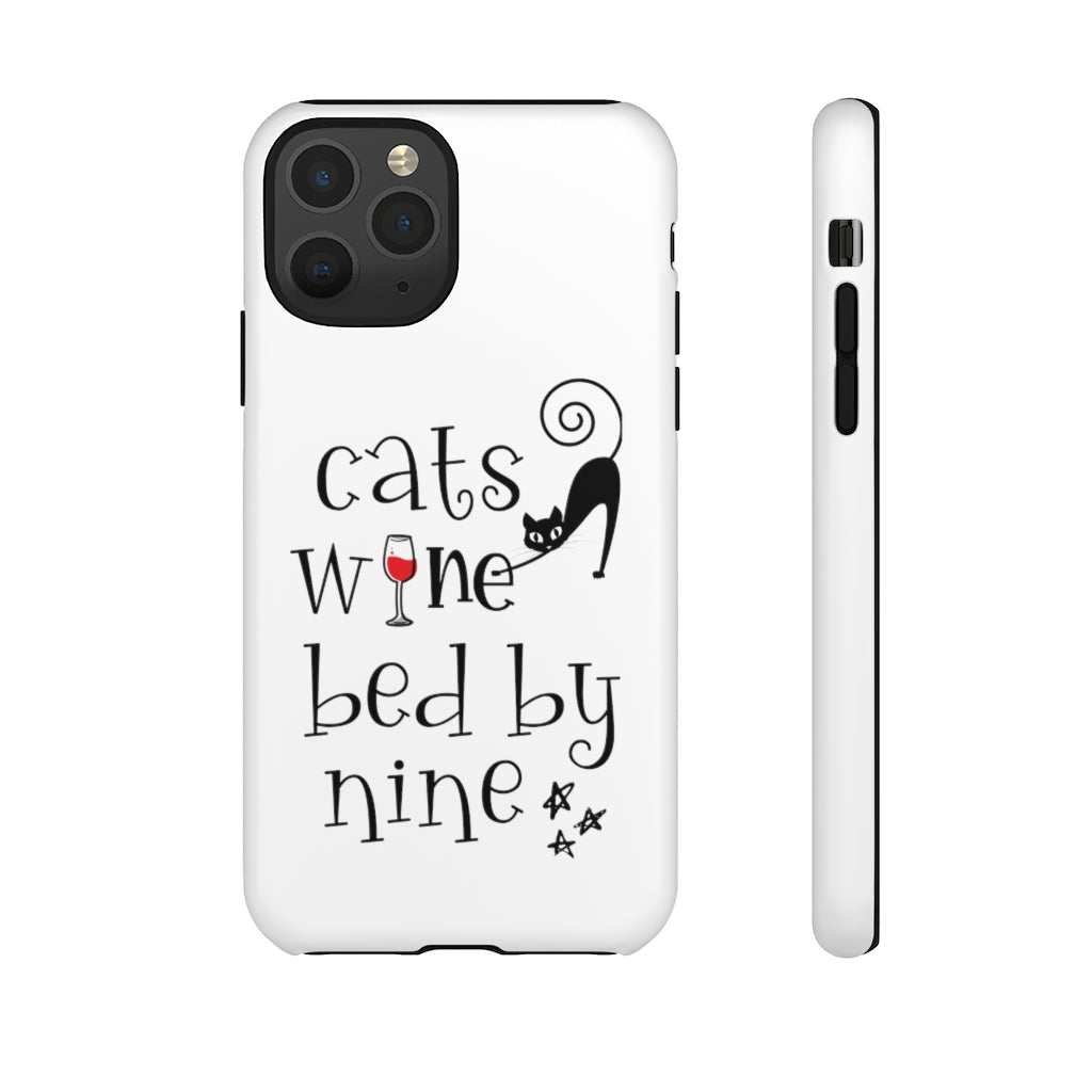 Cats Wine Bed By Nine Tough Case