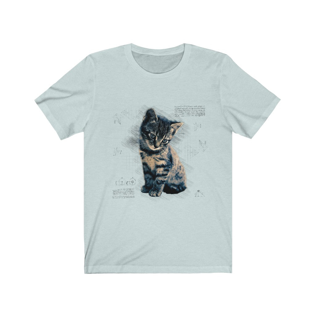 Retro Kitten Unisex Jersey Short Sleeve Tee