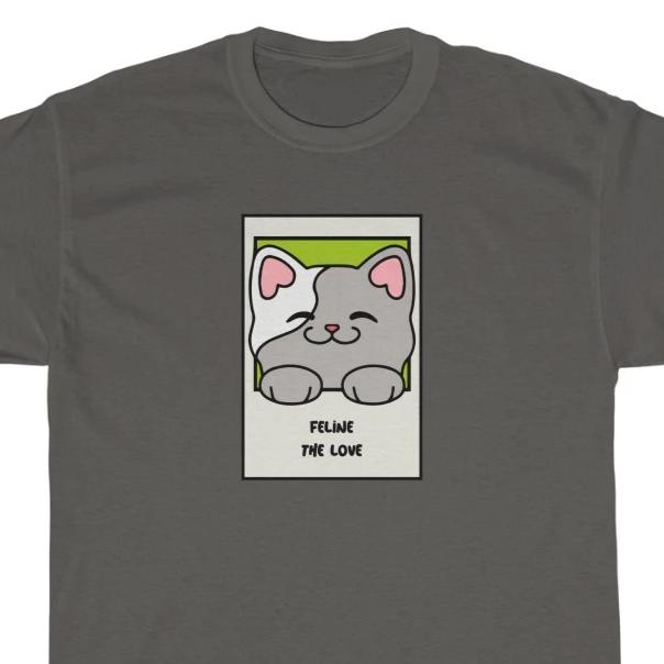 Feline the Love Unisex Heavy Cotton Tee