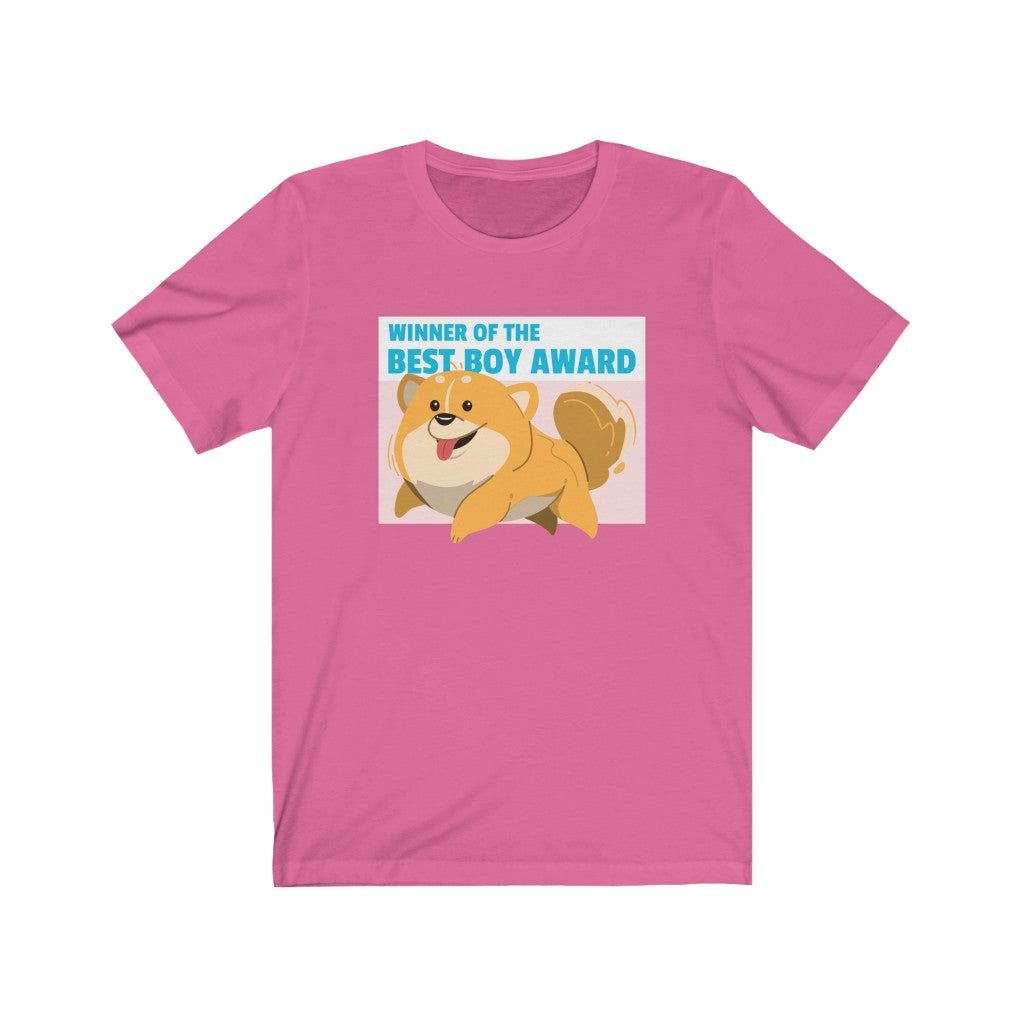 Winner Of The Best Boy Award Unisex Jersey Short Sleeve Tee