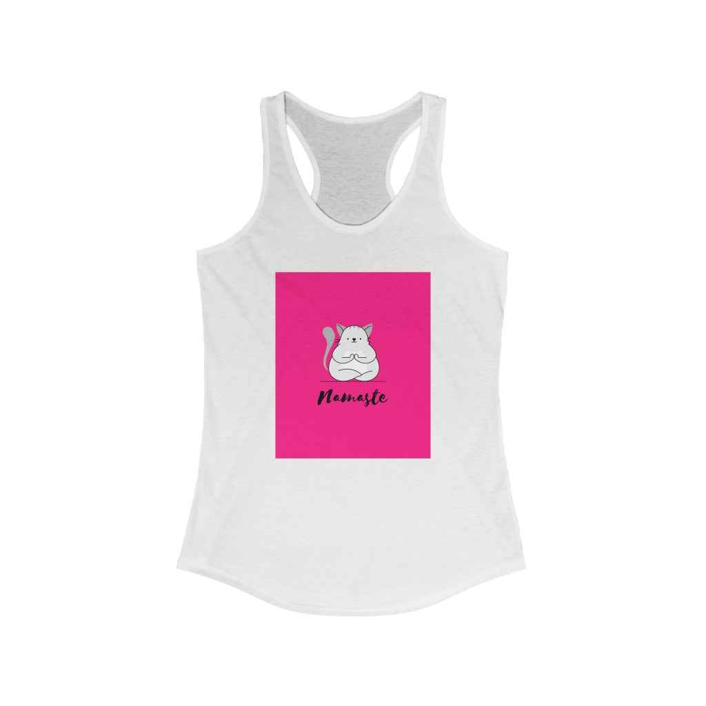 Pink Namaste Women's Ideal Racerback Tank