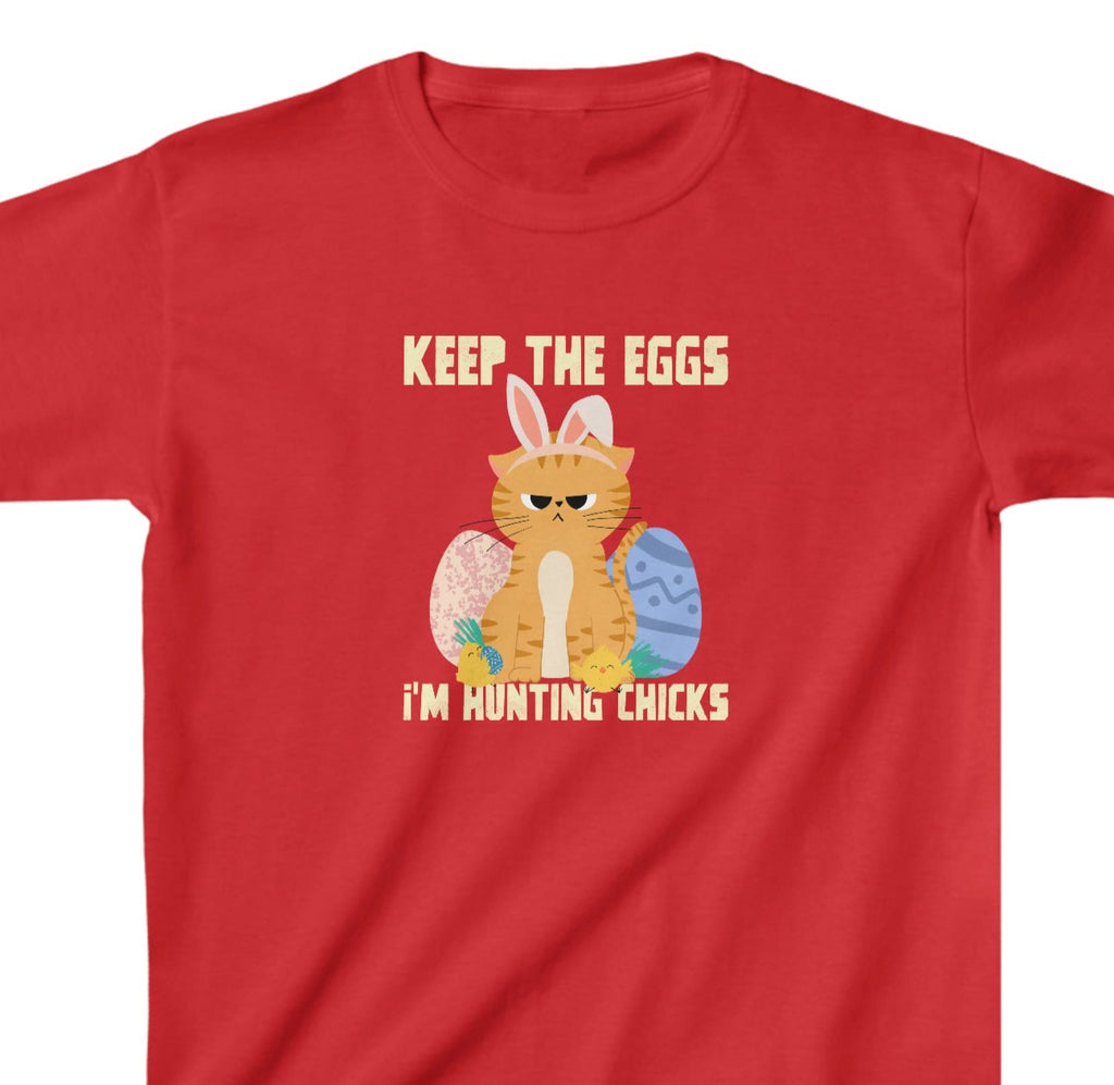 Kids Keep The Eggs Easter Tee