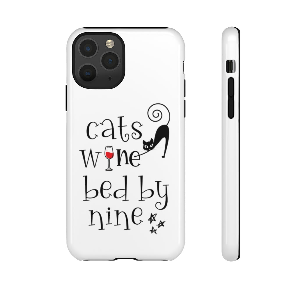 Cats Wine Bed By Nine Tough Case