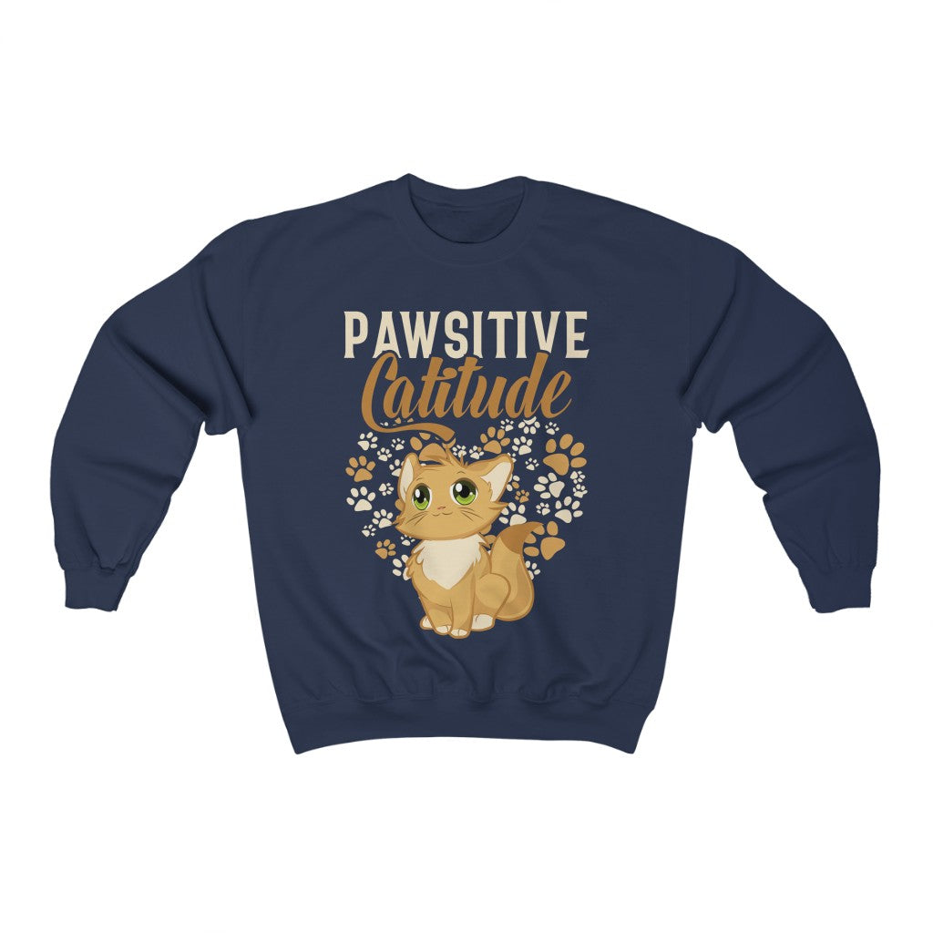 Pawsative Catitude Unisex Heavy Blend™ Crewneck Sweatshirt