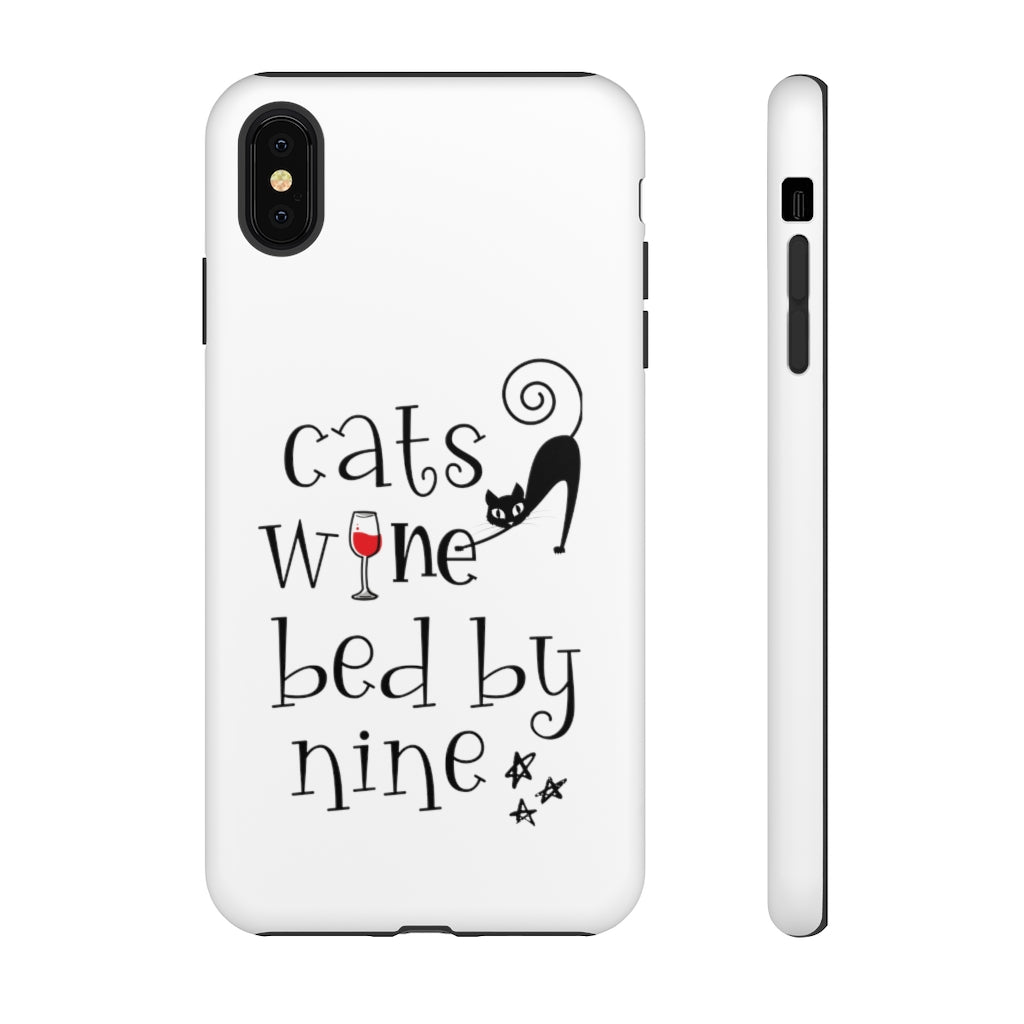 Cats Wine Bed By Nine Tough Case