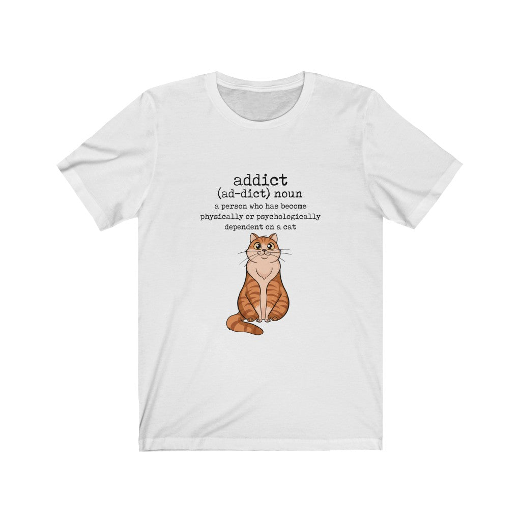 Cat Addict Unisex Jersey Short Sleeve Tee