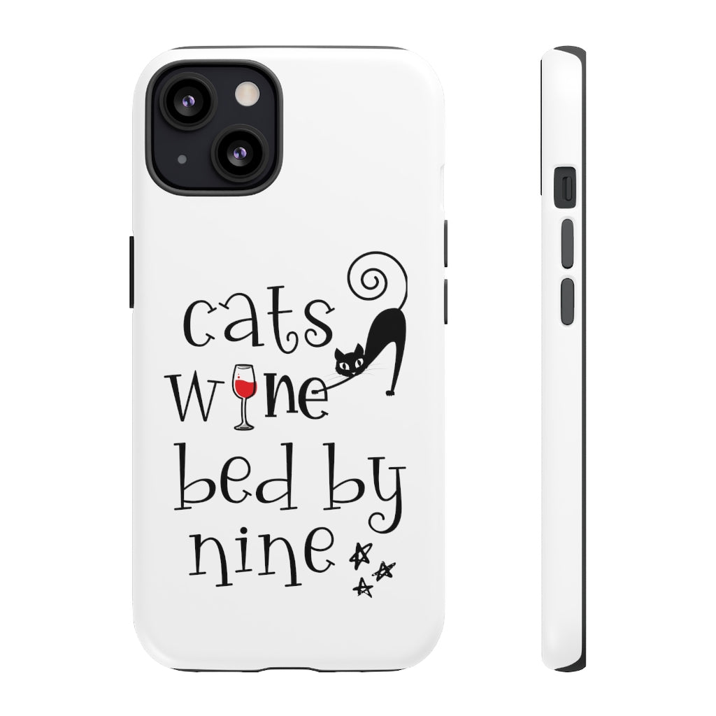 Cats Wine Bed By Nine Tough Case