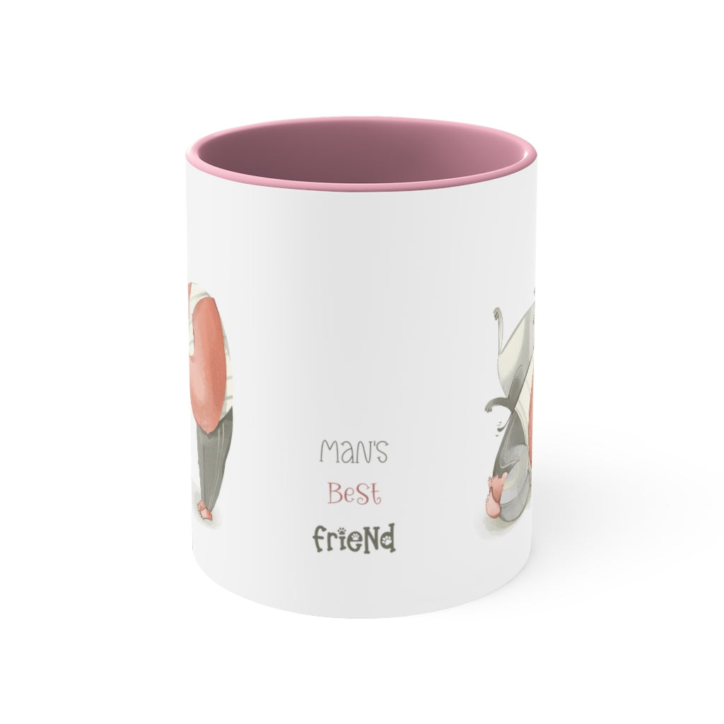 Mans Best Friend Design 1 Accent Coffee Mug, 11oz