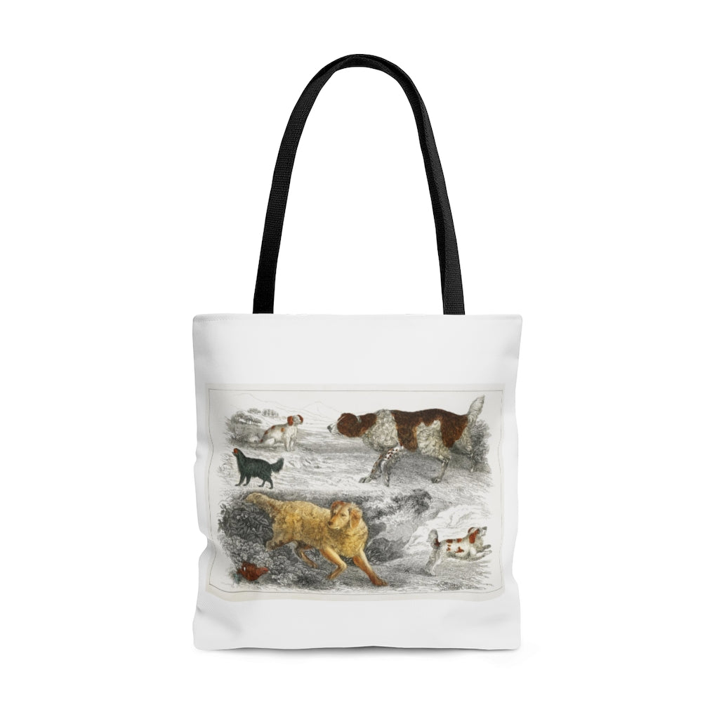 Hunting Dogs AOP Tote Bag