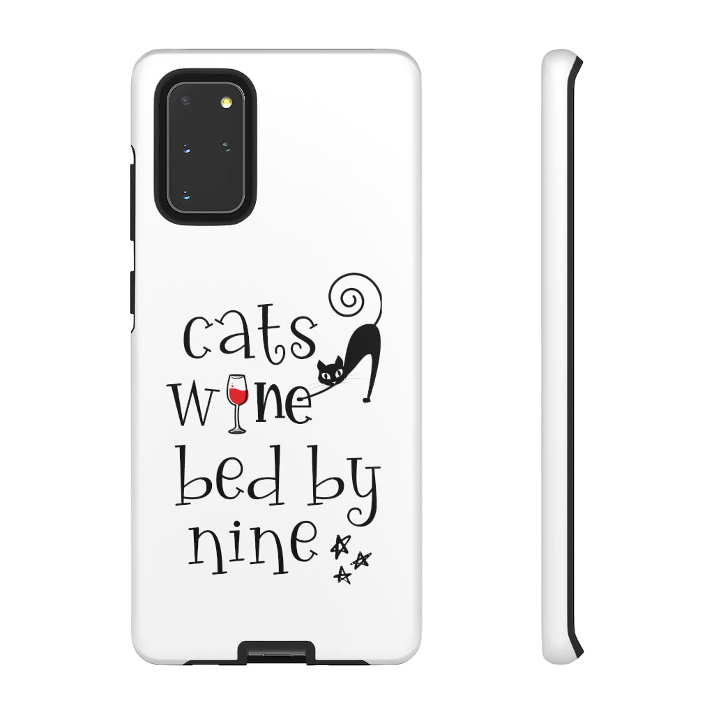 Cats Wine Bed By Nine Tough Case