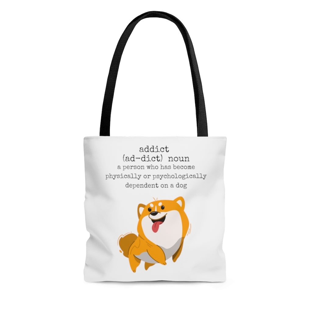 Dog Addict AOP Tote Bag