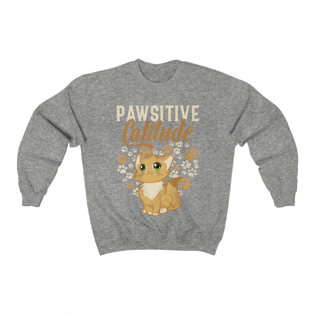 Pawsative Catitude Unisex Heavy Blend™ Crewneck Sweatshirt