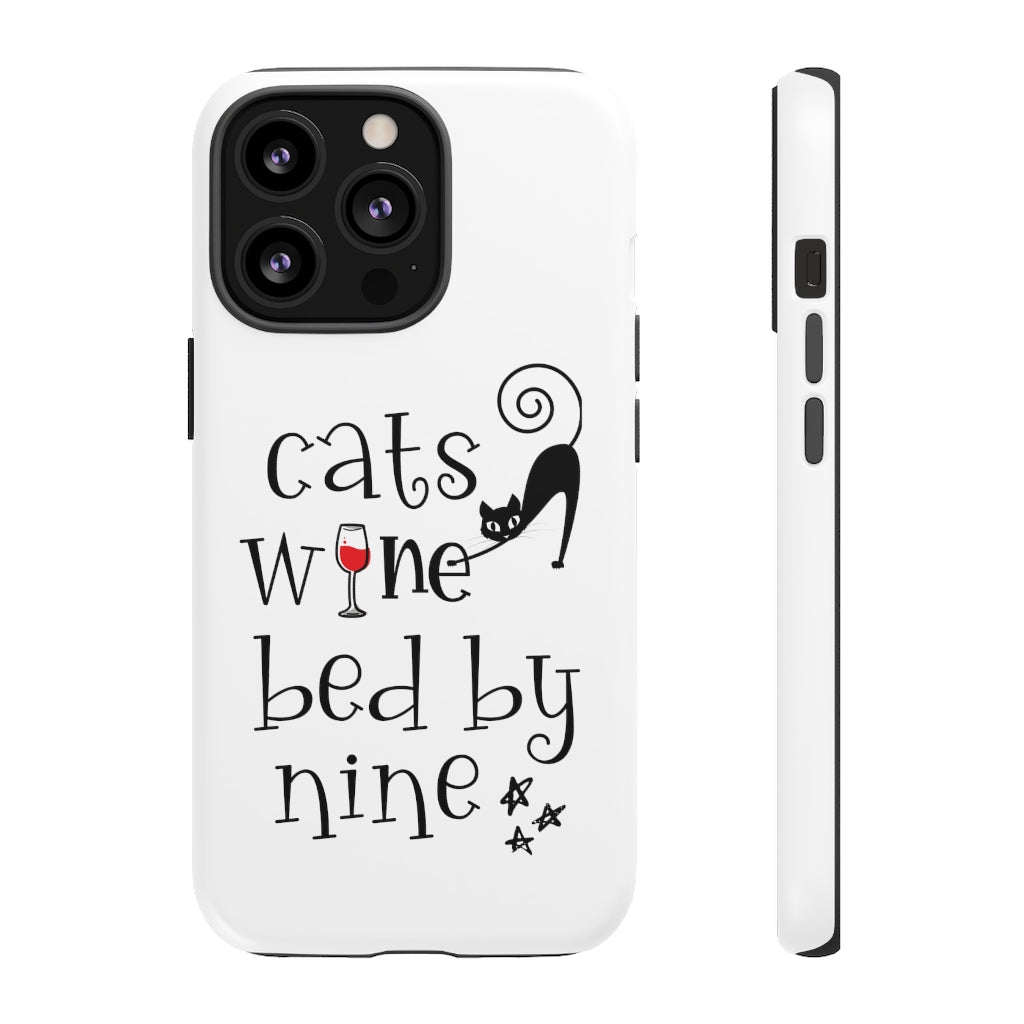 Cats Wine Bed By Nine Tough Case