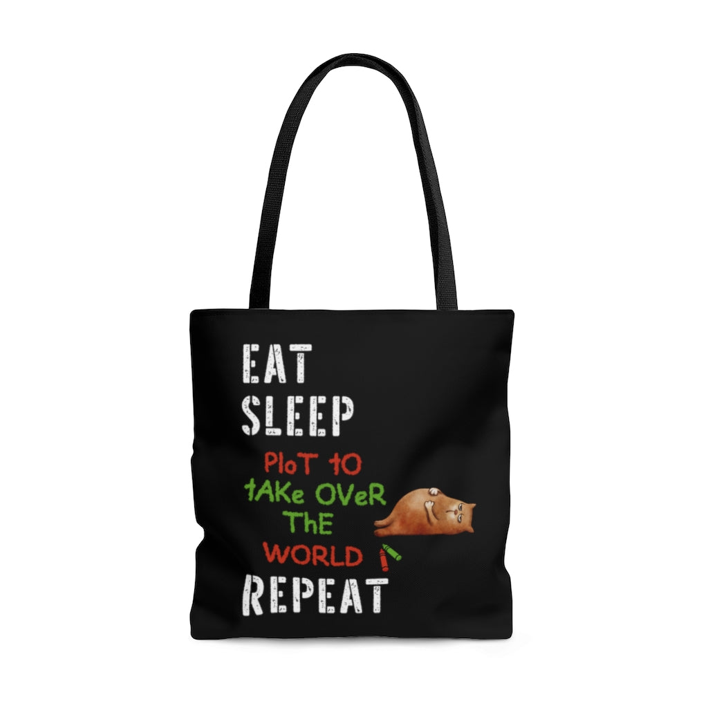 Eat Sleep AOP Tote Bag