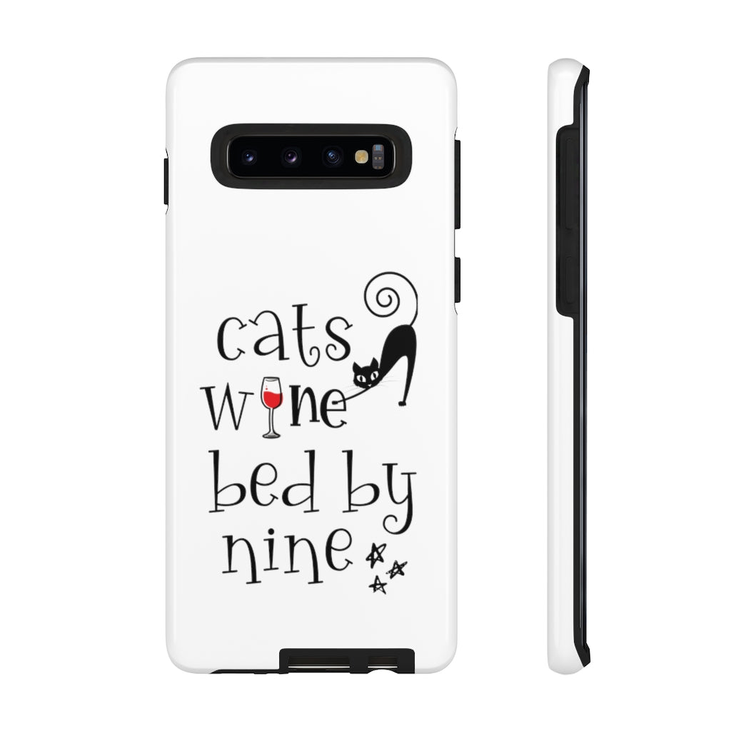 Cats Wine Bed By Nine Tough Case