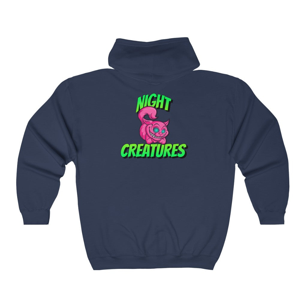 Night Creatures Unisex Heavy Blend™ Full Zip Hooded Sweatshirt