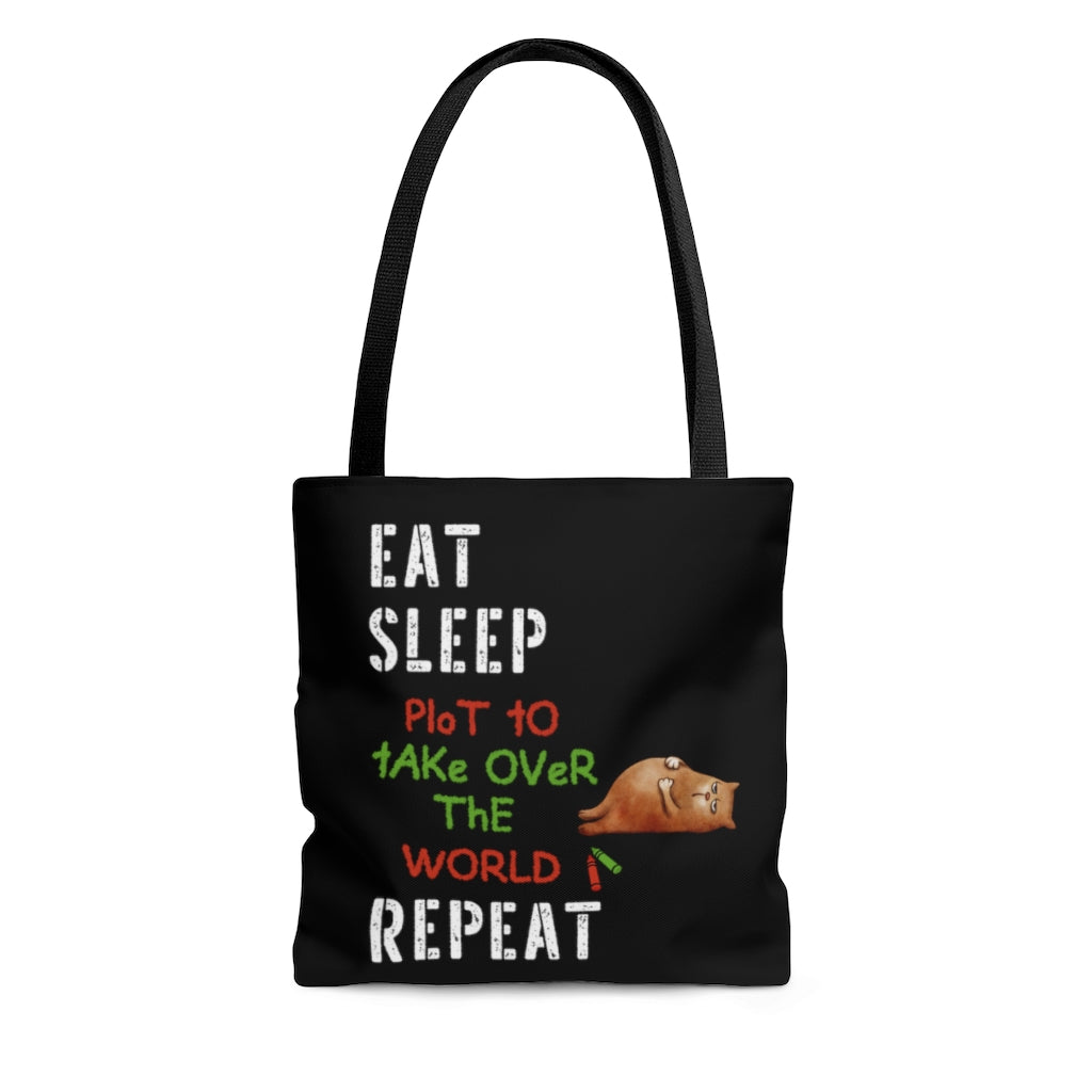 Eat Sleep AOP Tote Bag