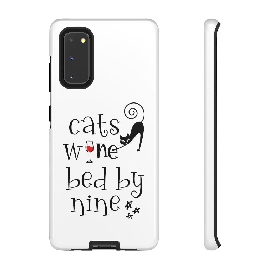 Cats Wine Bed By Nine Tough Case