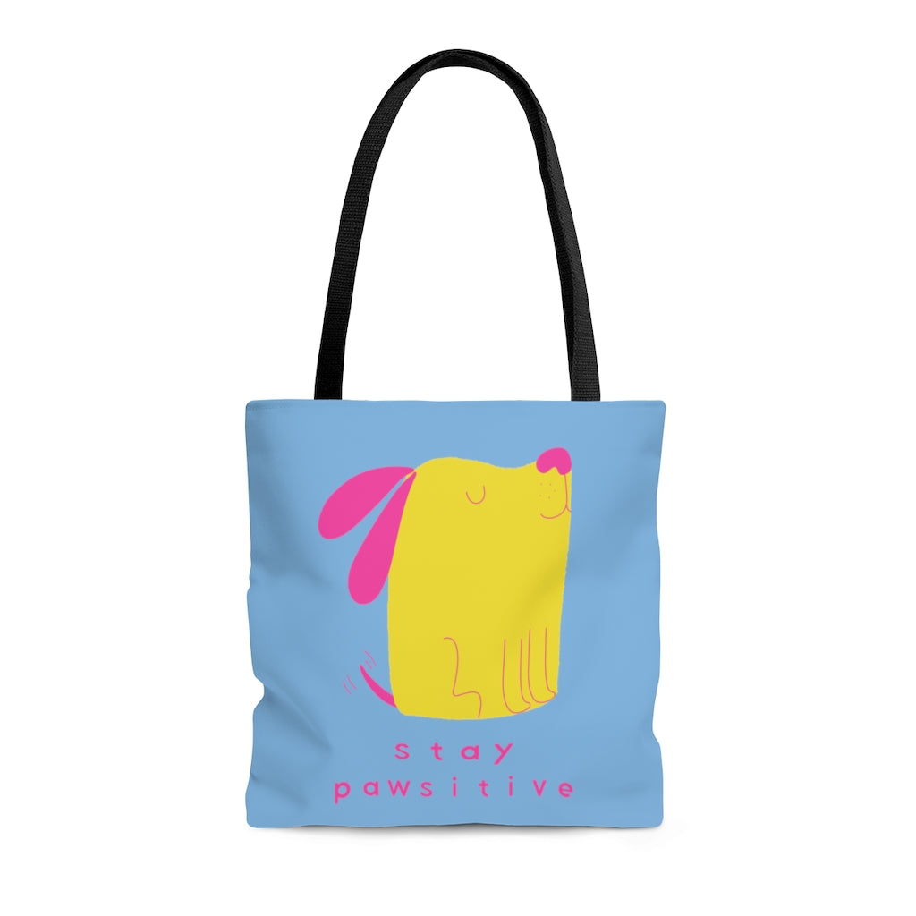 Stay Pawsative AOP Tote Bag