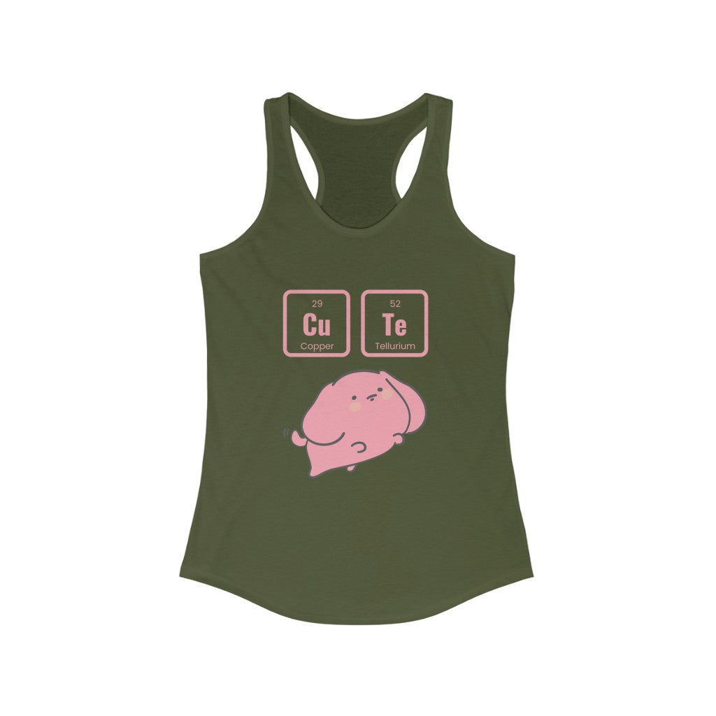 Cute Dog Women's Ideal Racerback Tank