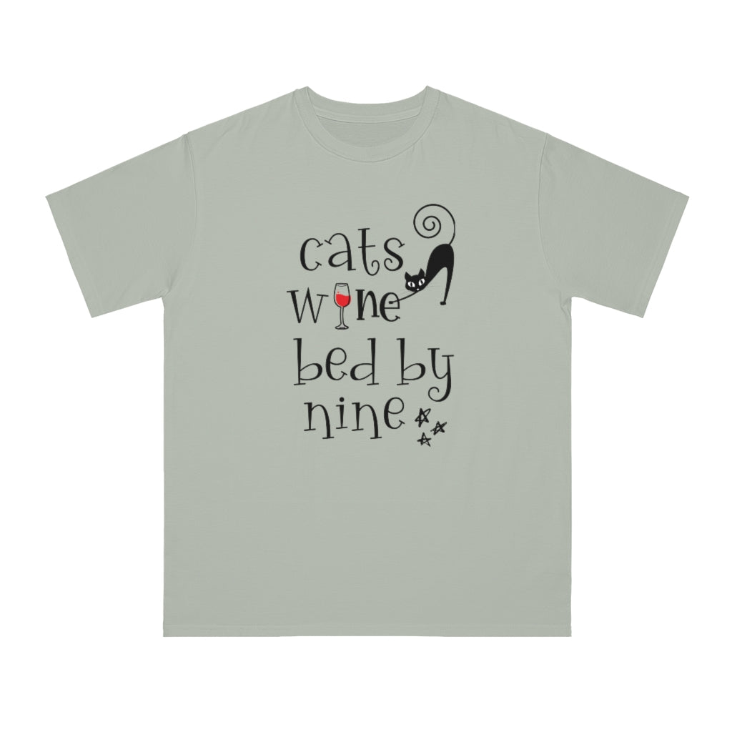 Cats Wine Organic Unisex Classic T-Shirt