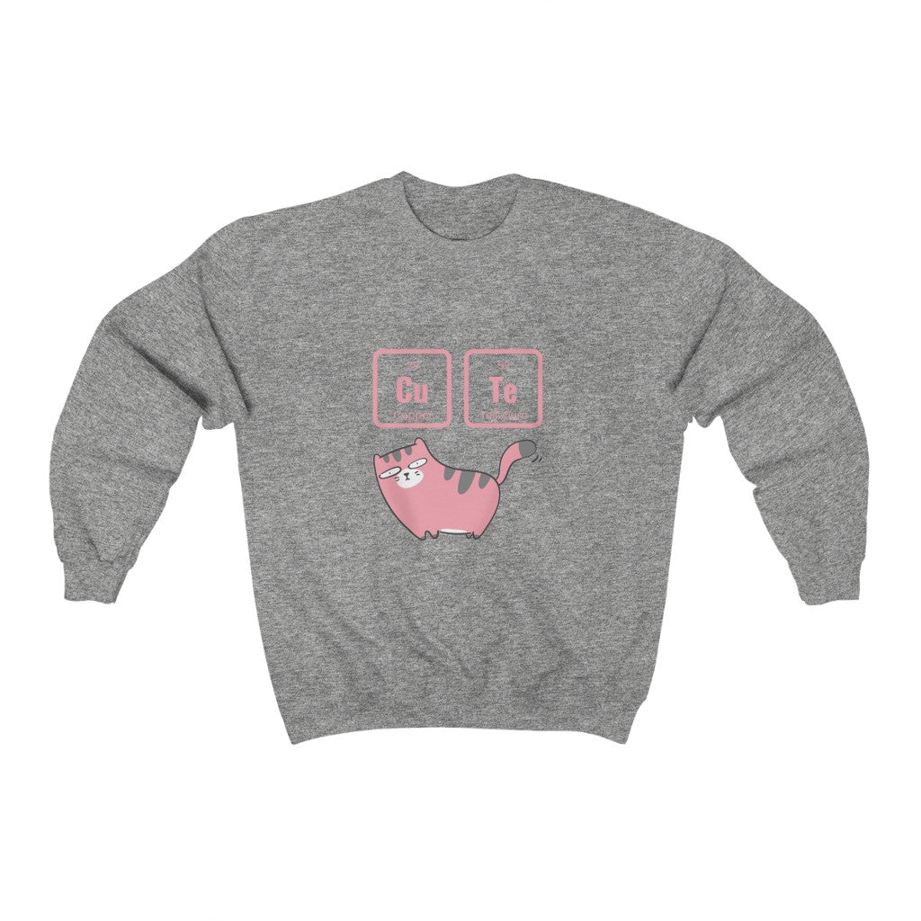 Cute Cat Unisex Heavy Blend™ Crewneck Sweatshirt